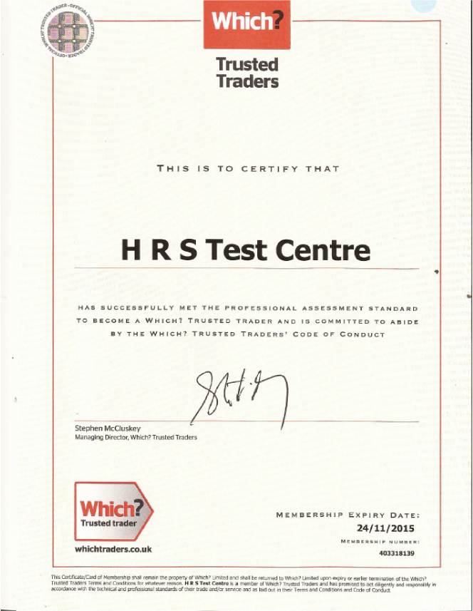 HRS is a Trusted Trader